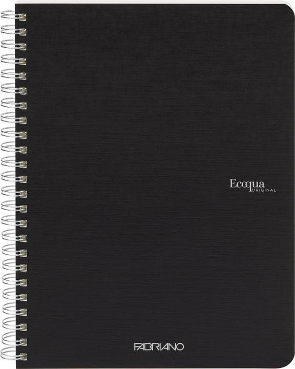 Actual product image Fabriano SKIZZENHEFT A4 FABR.70b SPIR. SCHWARZ (A4, Plain, Soft cover)