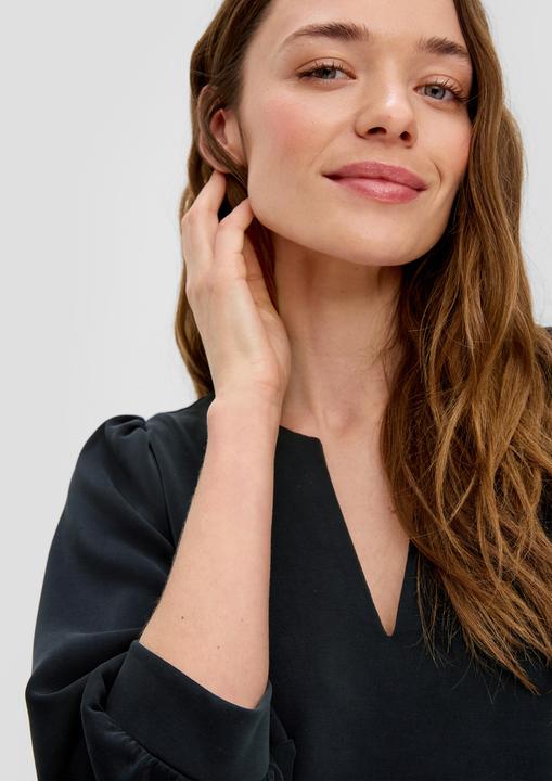 Produktbild s.Oliver Kleid Softshell-Kleid mit V-Ausschnitt (36)