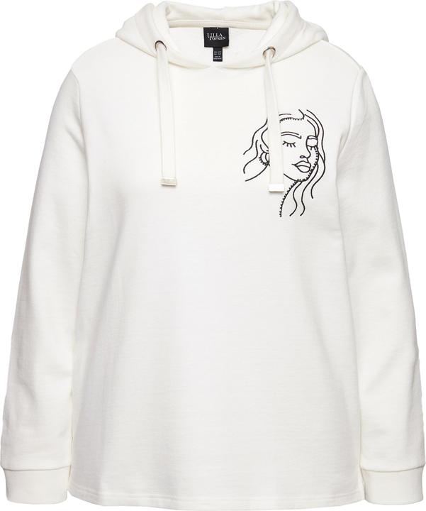 Produktbild Ulla Popken Hoodie, Gesicht, Classic, Kapuze, Langarm (46, 48)