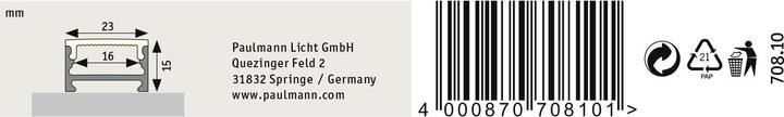 Image du produit Paulmann Profil, y compris le diffuseur