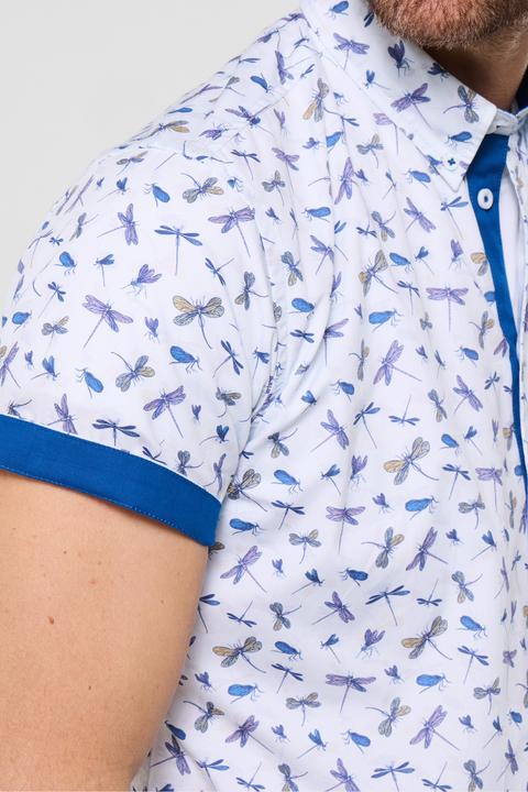 Produktbild Joe Browns Dragonfly Print Shirt with Button-Down Collar (XXL)
