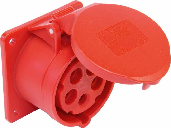 Produktbild PCE 313-6f7 Anbaudose gerade 16A 3p 6h IP44/54