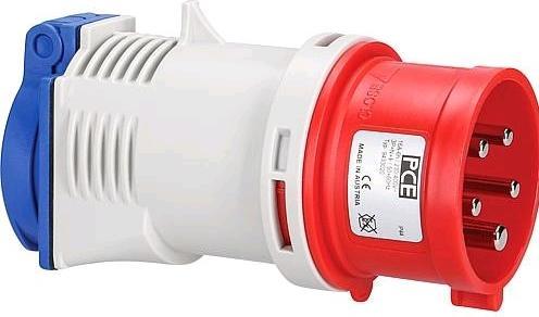 Actual product image PCE CEE adapter CEE plug 16A socket 9433020