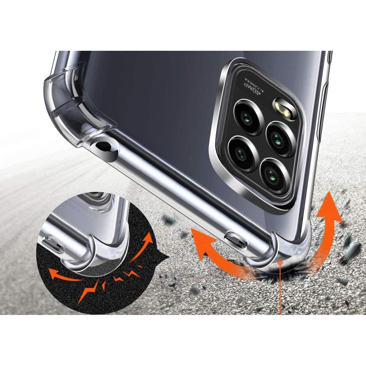 Thumbnail - Screenguard Xiaomi Mi 10 Lite Hülle Crystal Soft Airbag Bumper (Xiaomi Mi 10 Lite), Smartphone Hülle, Transparent
