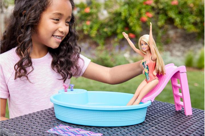 Image du produit Barbie Piscine - Coffret Poupée Mannequin - 3 ans et +