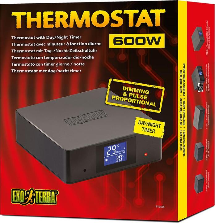 Exo Terra Thermostat à impulsion 600 W, jour (600 W)