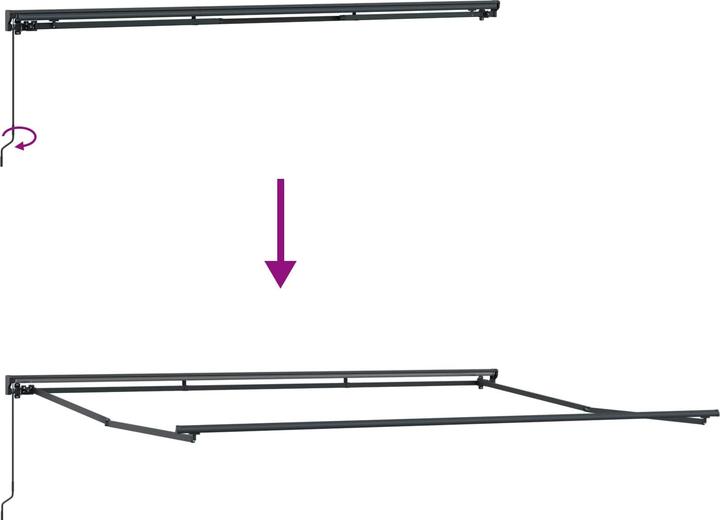 Produktbild vidaXL Einziehbare Markise (3 m)