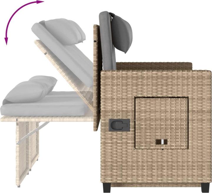 Image du produit vidaXL Ensemble salon de jardin 10 pièces avec coussins