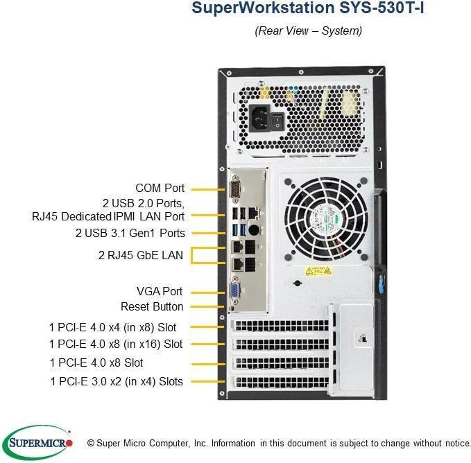 Produktbild Supermicro SYS-530T-I