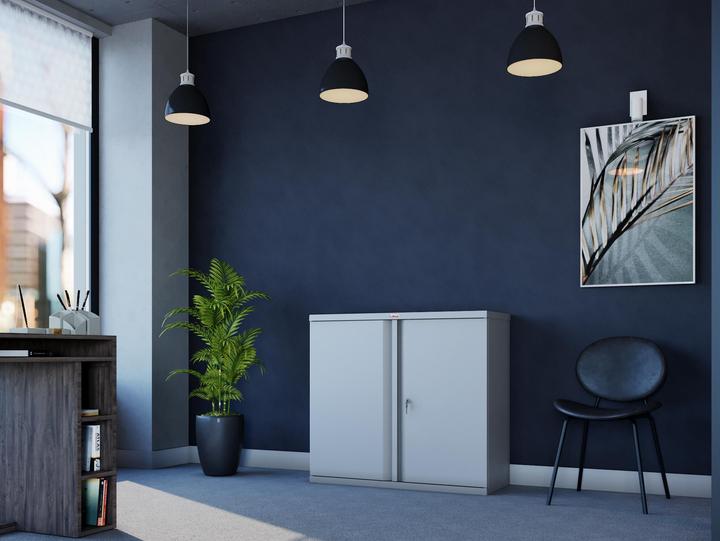 Produktbild Phoenix Stahlschrank SCL0891GGK grau 91,5 x 37,0 x 83,0 cm