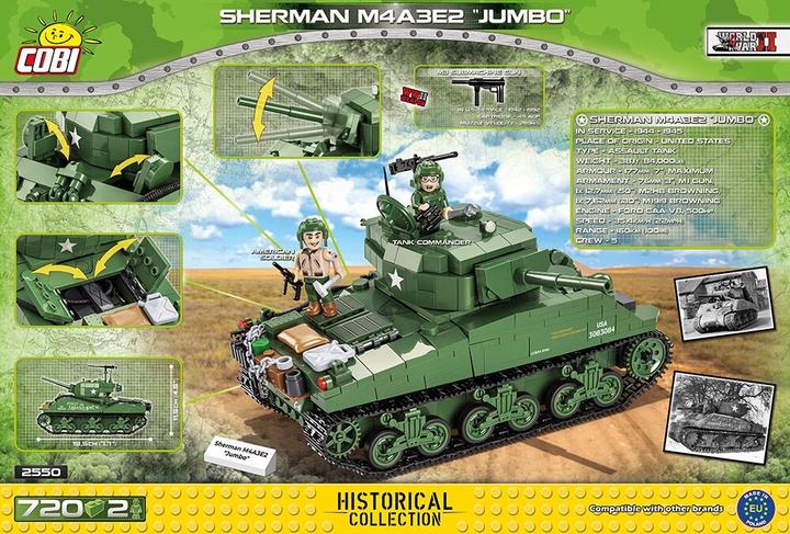 Actual product image Cobi Sherman M4A3E2 Jumbo