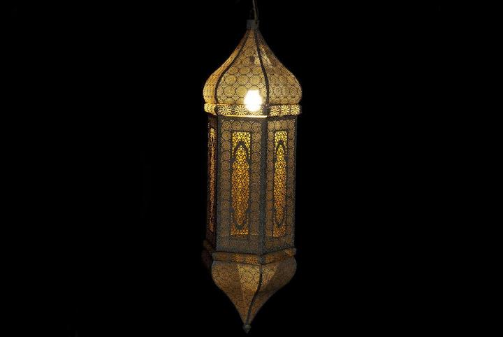 Produktbild Esprit Deckenlampe Home Weiss Gold Metall 40 W 27 x 27 x 91 cm (E27)