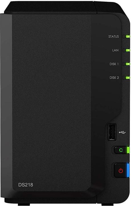 Actual product image Synology Ds218 (2 x 2 TB, Seagate Ironwolf)