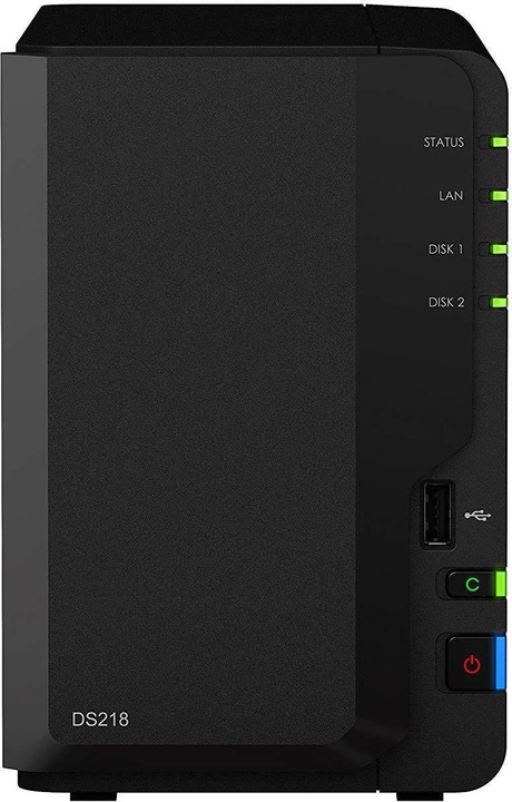 Produktbild Synology Ds218 (2 x 2 TB, Seagate Ironwolf)