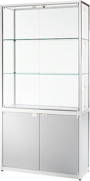 Image du produit kaiserkraft Vitrine d'exposition (100 x 40 x 200 cm)