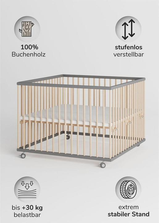 Produktbild Sämann Premium Laufgitter (100 cm, Buche)