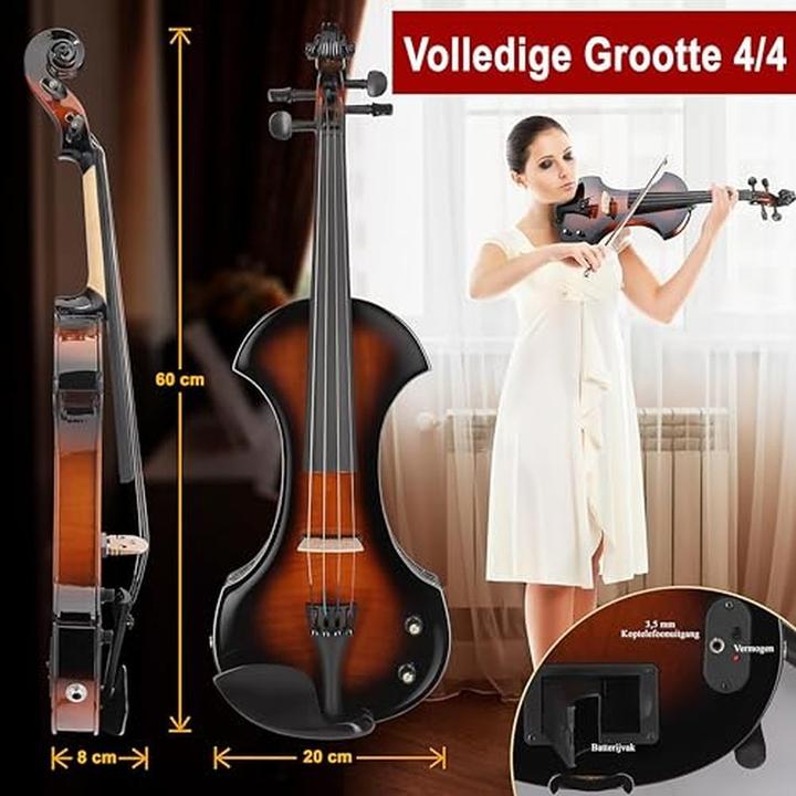 Immagine prodotto Pyle Violino Elettrico Silenzioso (Giocherellare, 4/4)