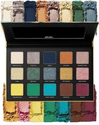 Actual product image Milani Gilded Jewel Eyeshadow Palette 15 Hyper-Pigmented Eye Shadows
