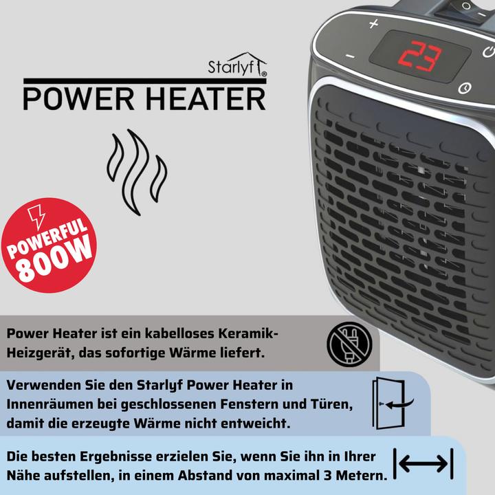 Actual product image Starlyf Power Heater (800 W)