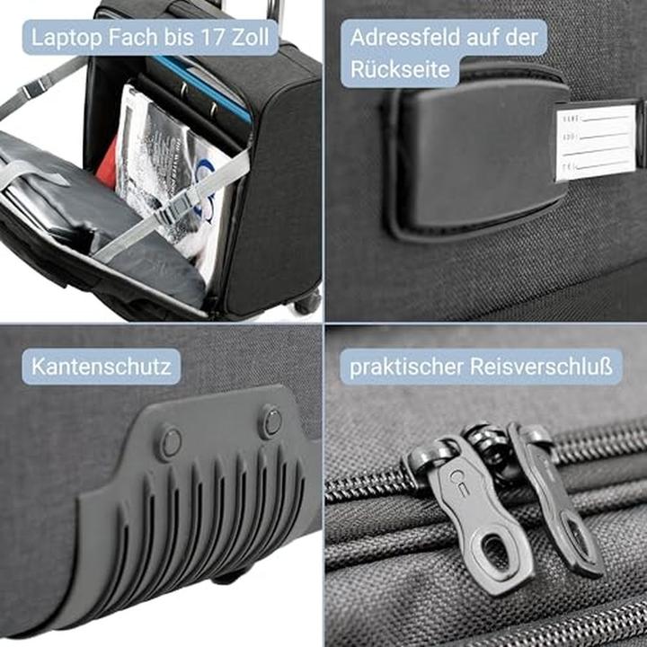 Actual product image Lightpak Business Laptop Overnight Trolley RONNEY Business Laptop Overnight RONNEY anthracite anthracite (39 l)