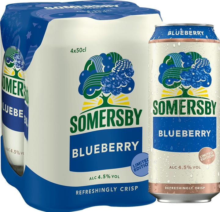 Image du produit Somersby Blueberry Cidre (4 x 50 cl)