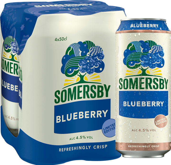 Actual product image Somersby Blueberry Cider (4 x 50 cl)