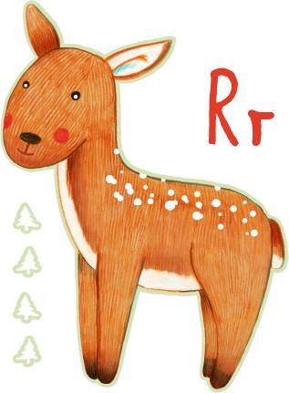 Image du produit Trenddeko Lettre R (104 x 140 cm)