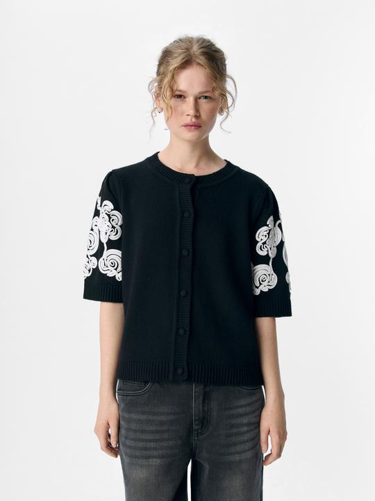 Actual product image Object Kurzarm Strickjacke (S)