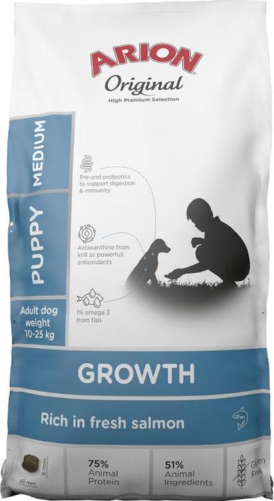 Produktbild Arion Original growth fish medium 12 kg - (106055) (Welpe + Kitten, 12000 g)
