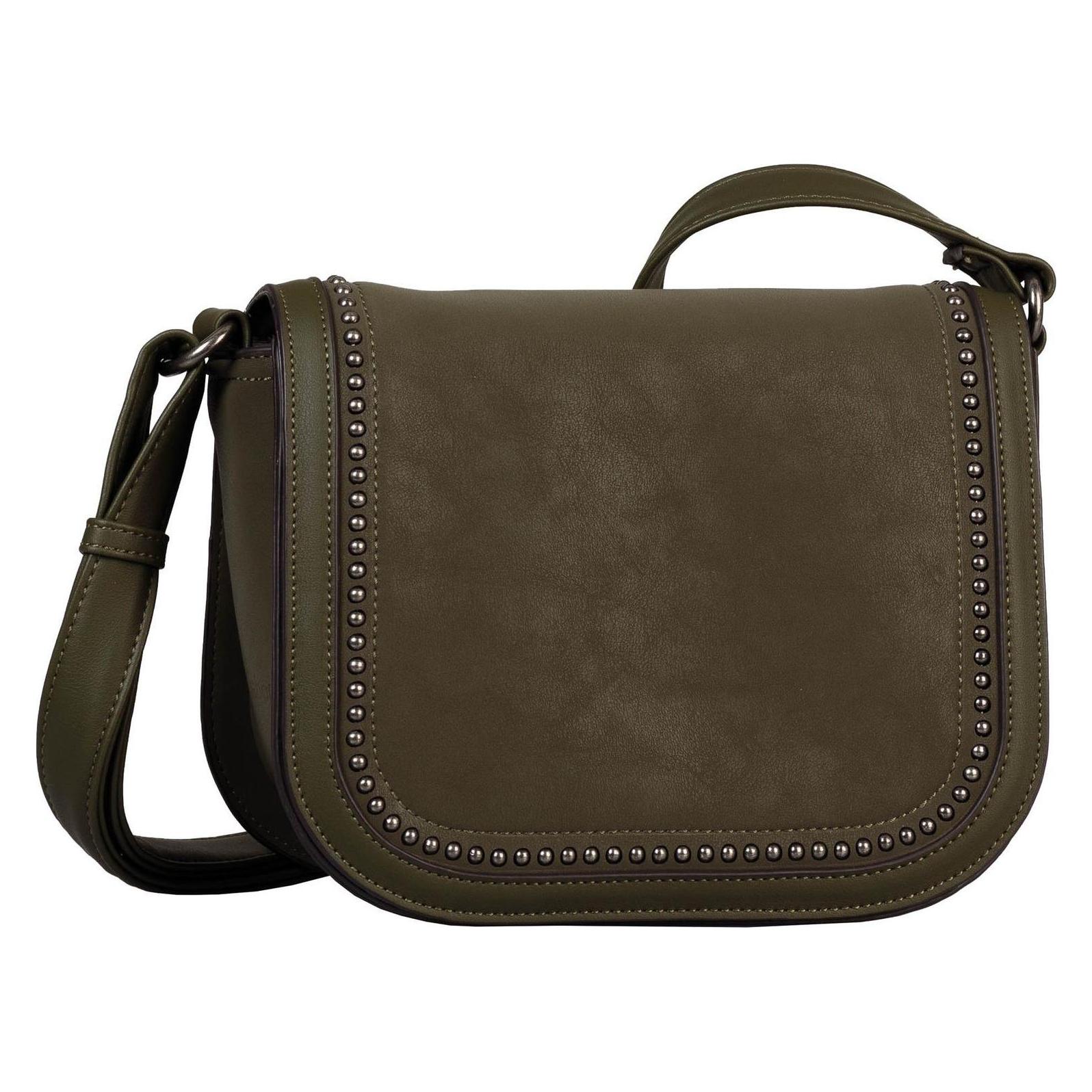 Gabor, Damen, Handtasche, Lill Flap Bag, Grün