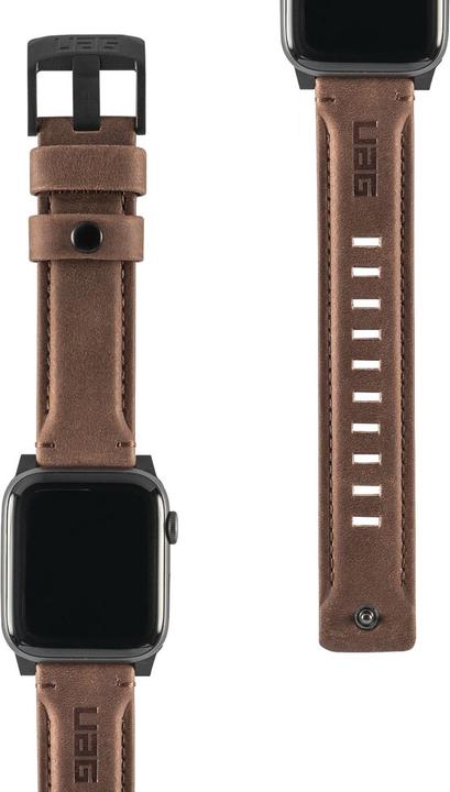 Actual product image UAG Apple Watch Leather Strap (44 mm, Genuine leather, Stainless steel)