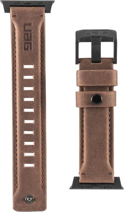 Actual product image UAG Apple Watch Leather Strap (44 mm, Genuine leather, Stainless steel)