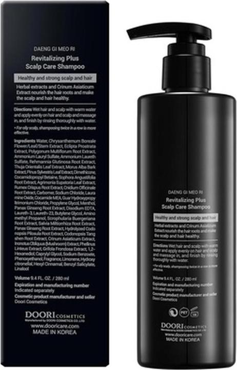 Actual product image Daeng Gi Meo Ri Clinic Plus Revitalizing Scalp Care Shampoo 300ml (300 ml, Liquid shampoo)