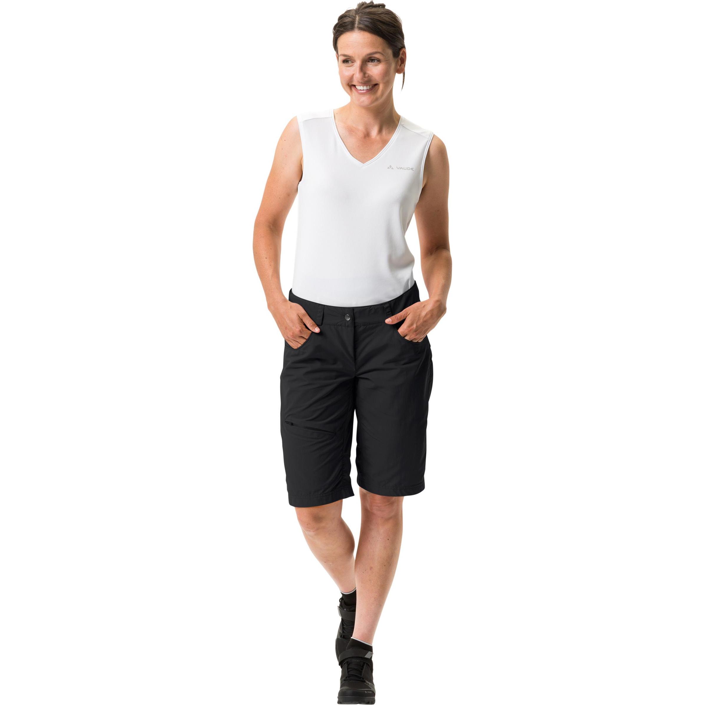 Thumbnail - Vaude, Damen, Velohosen, Tamaro II (44), Schwarz, 44