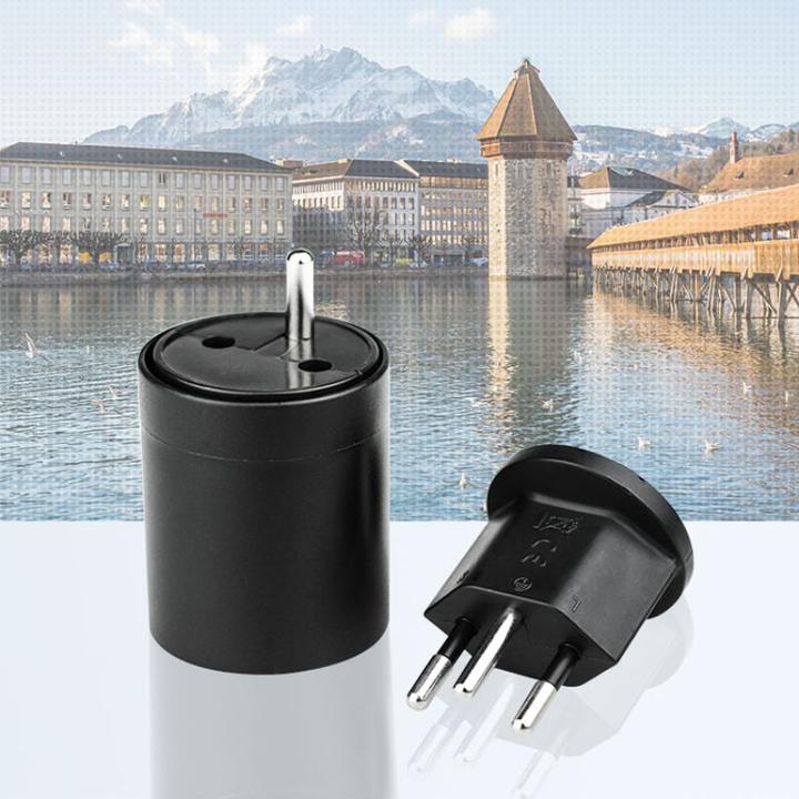 Hermex Fixadapter DE zu CH Stecker Verbindungsadapter Steckadapter