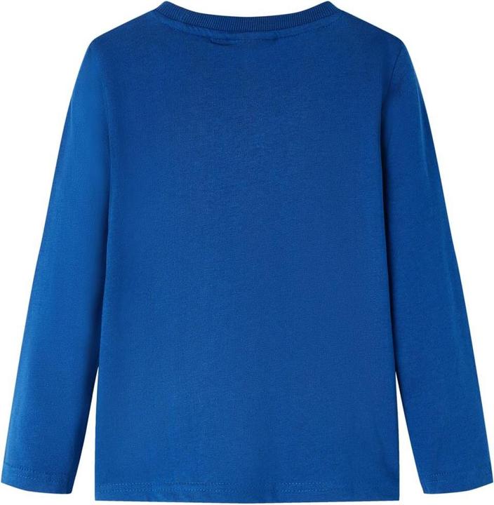 Produktbild vidaXL Kinder-Langarmshirt Dunkelblau 104,Material: 100 (104)