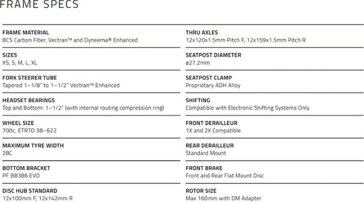 Nährwerte und Zutaten Time Bicycles Alpe d'Huez Disc