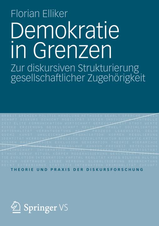 Produktbild Demokratie in Grenzen (Deutsch, Florian Elliker, 2013)