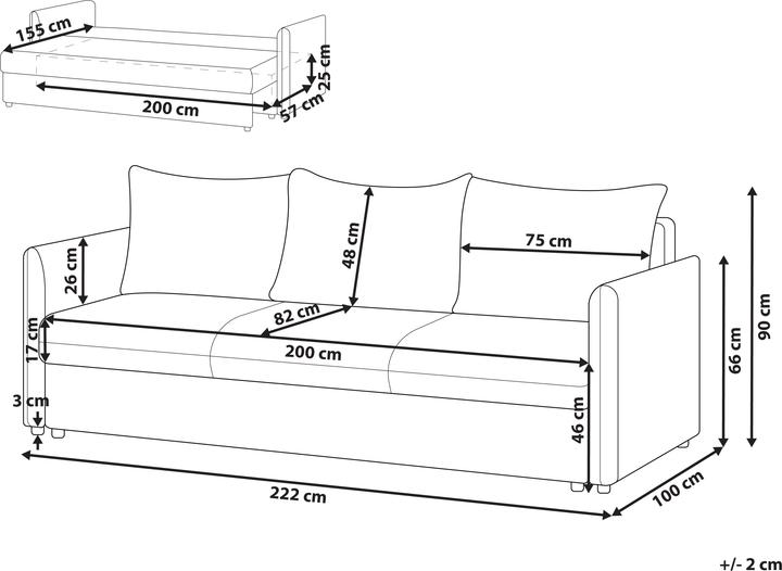 Produktbild Beliani Holsen