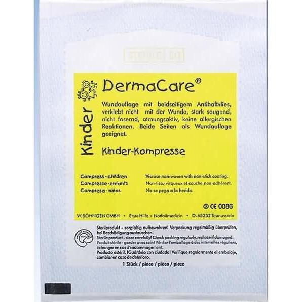 Söhngen, Verbandsmaterial, DermaCare Kinder Kompresse, 8x6cm, steril, einzeln