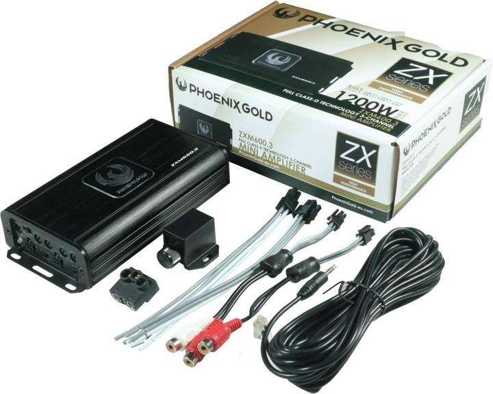 Produktbild Phoenix gold ZXM600.3 3-Kanal 600 W RMS Miniverstärker (3-Kanal-Verstärker)