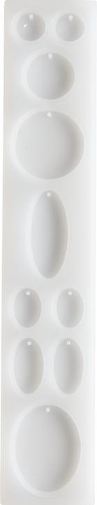 Rico Design Silicone mould pendant round /.500745