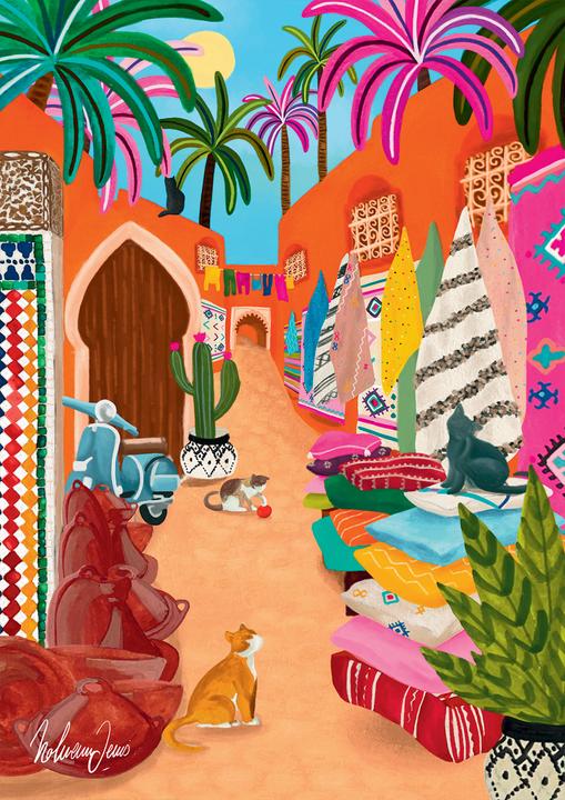 Produktbild Pieces & Peace Puzzle 1000 pieces Souk Marrakech (1000 Teile)