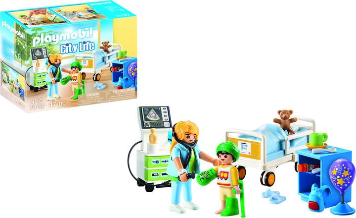 Actual product image Playmobil Children's hospital room (70192, Playmobil City Life)