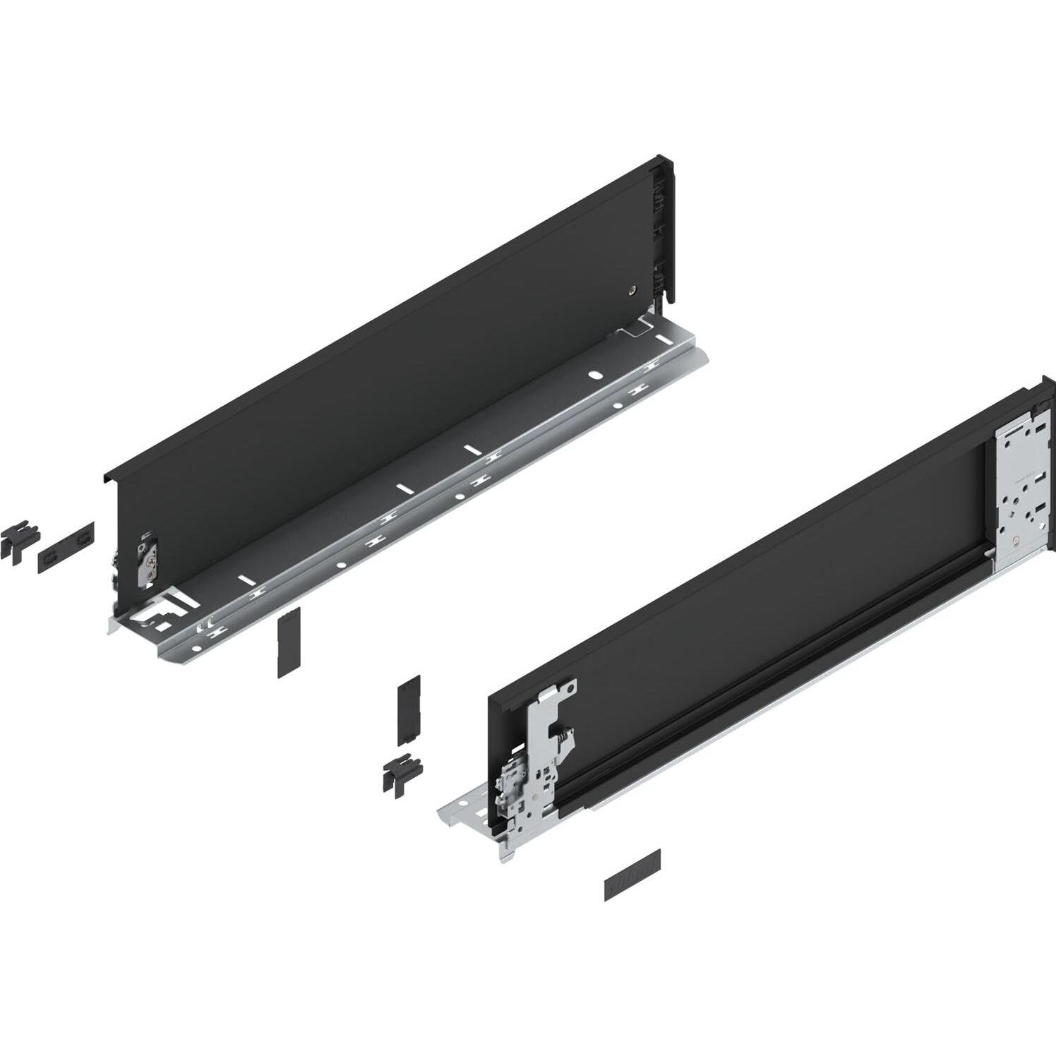 Blum, Schubladenauszüge, LEGRABOX special edition Innenzarge Höhe K, NL 500 mm, Carbonschwarz