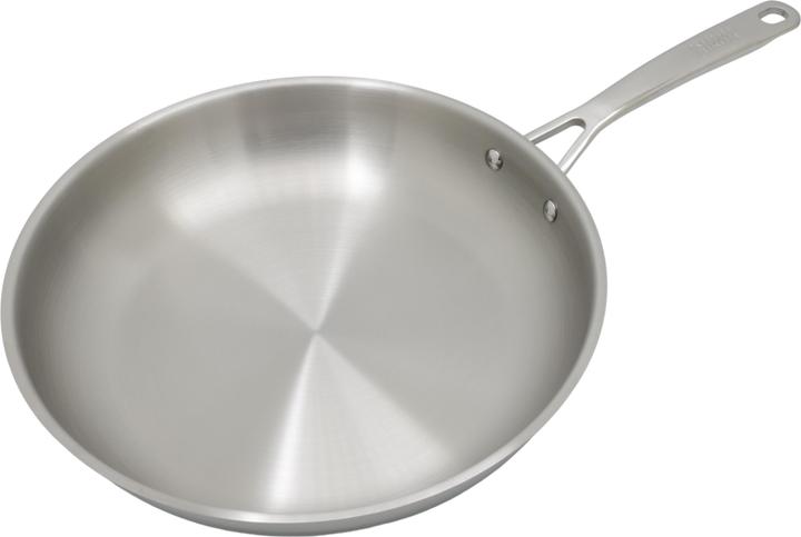 Image du produit Kuhn Rikon ALLROUND Set de poêles à frire sans revêtement Ø 24 + 28 cm (24 cm, Poêle à frire, Acier inoxydable)