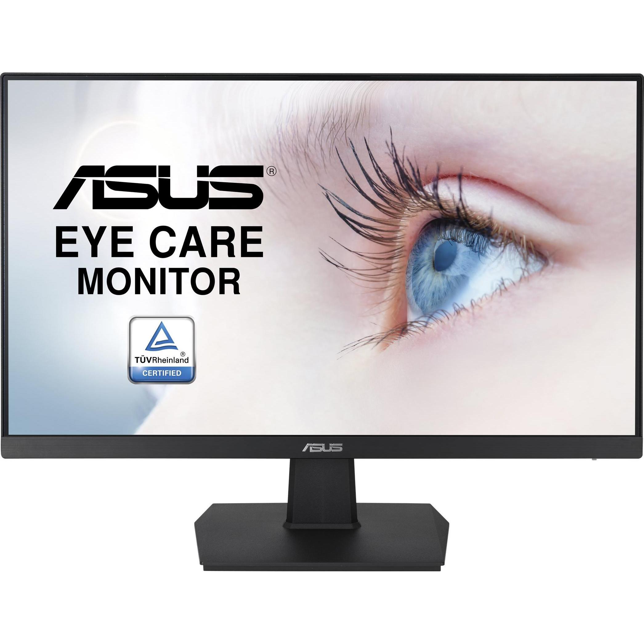 ASUS VA247HE (1920 x 1080 Pixel, 23.80"), Monitor, Schwarz
