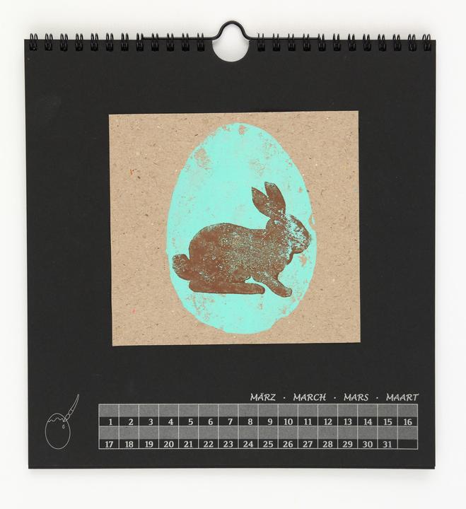 Produktbild Betzold Blanko Kalender mit Spiralbindung (23 x 24 cm)
