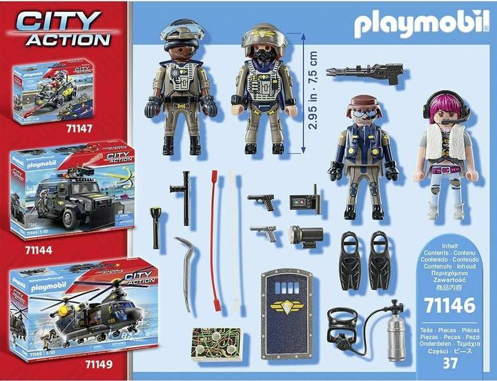 Actual product image Playmobil SWAT figure set (71146, Playmobil City Action)
