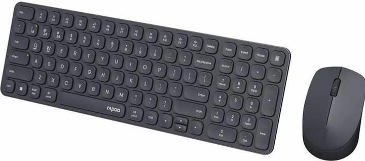 Productafbeelding Rapoo Tastatur mit Maus 9310M Schwarz (FR, Draadloze)